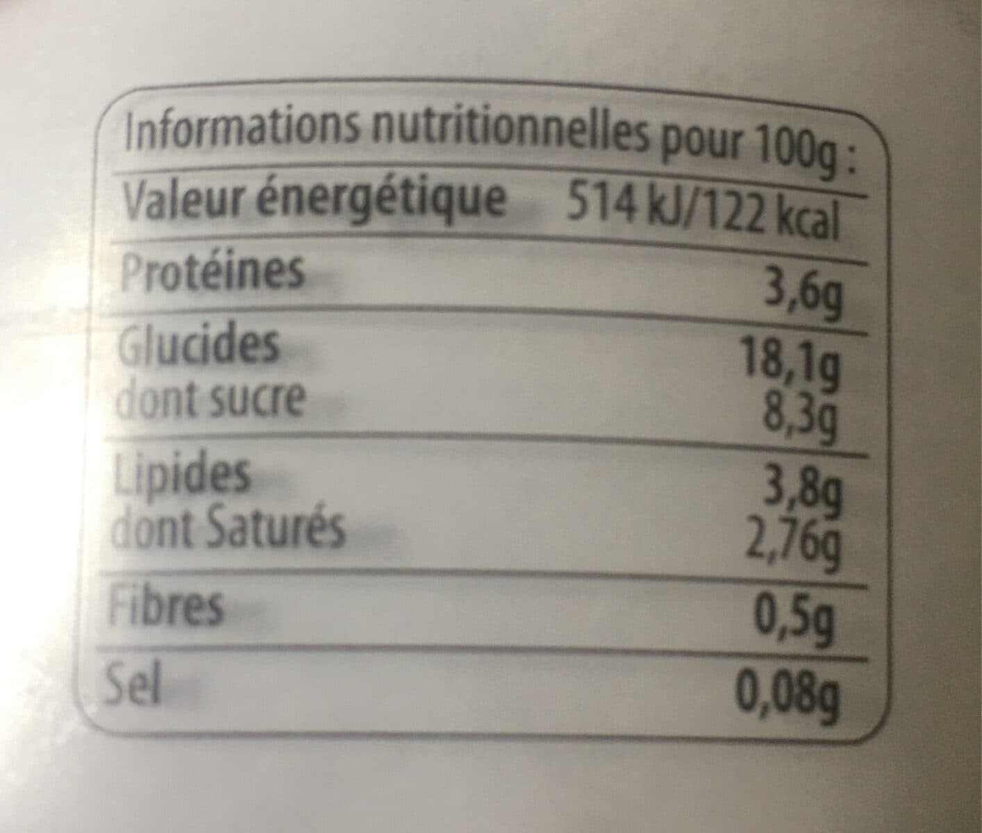La Teurgoule Fermière La Teurgoule fermière à la vanille packshot