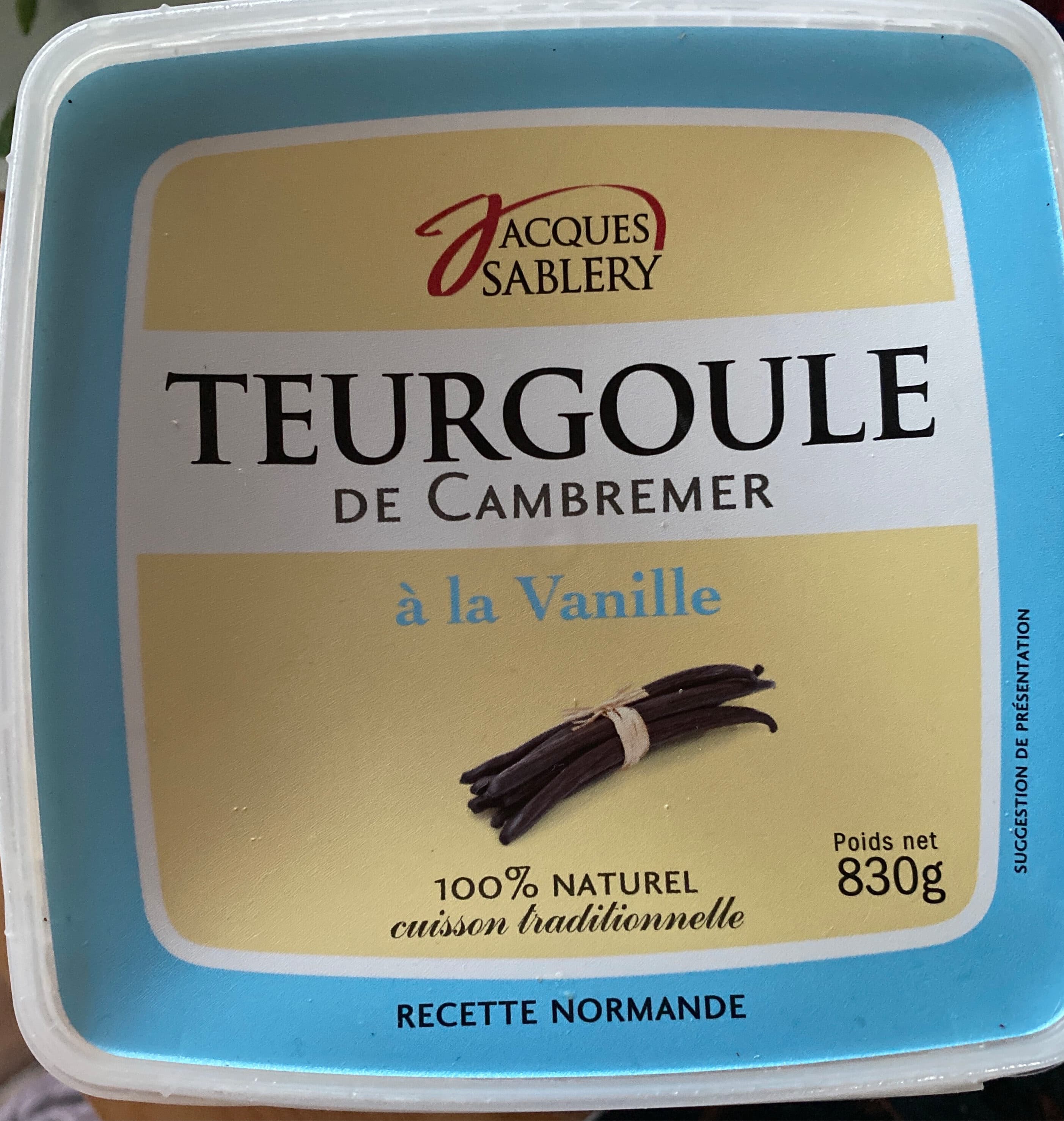 Jacques Sablery Teurgoule de Cambremer packshot