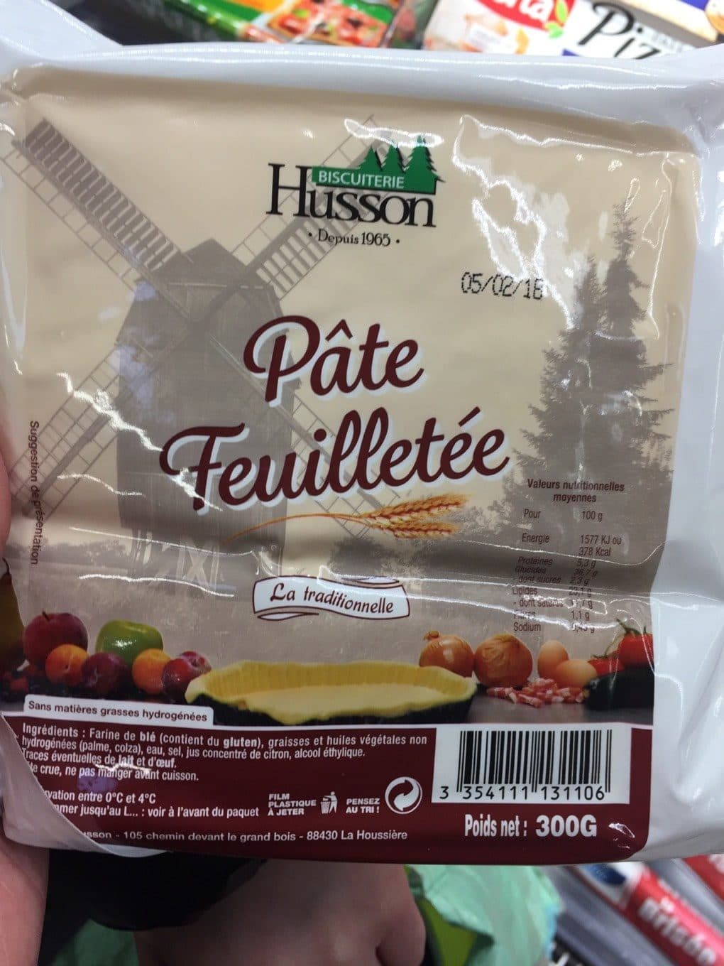 Husson Pate feuilletee 300g packshot