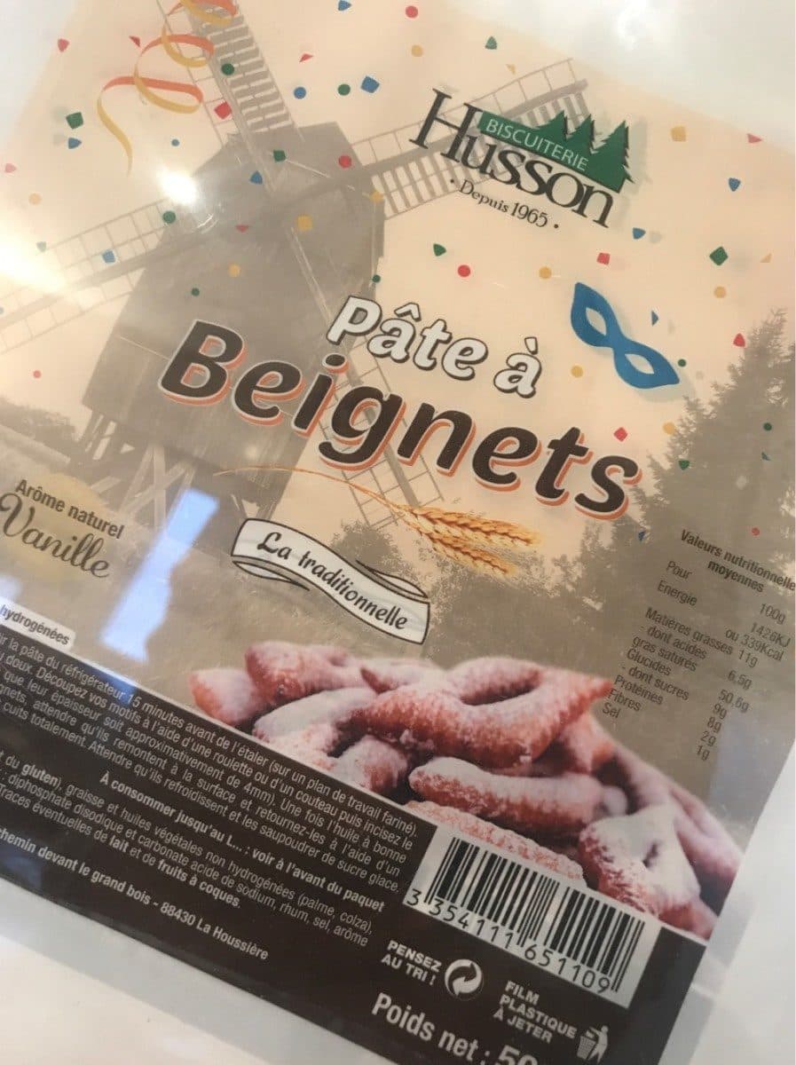 Biscuiterie Husson Pâte à beignets packshot