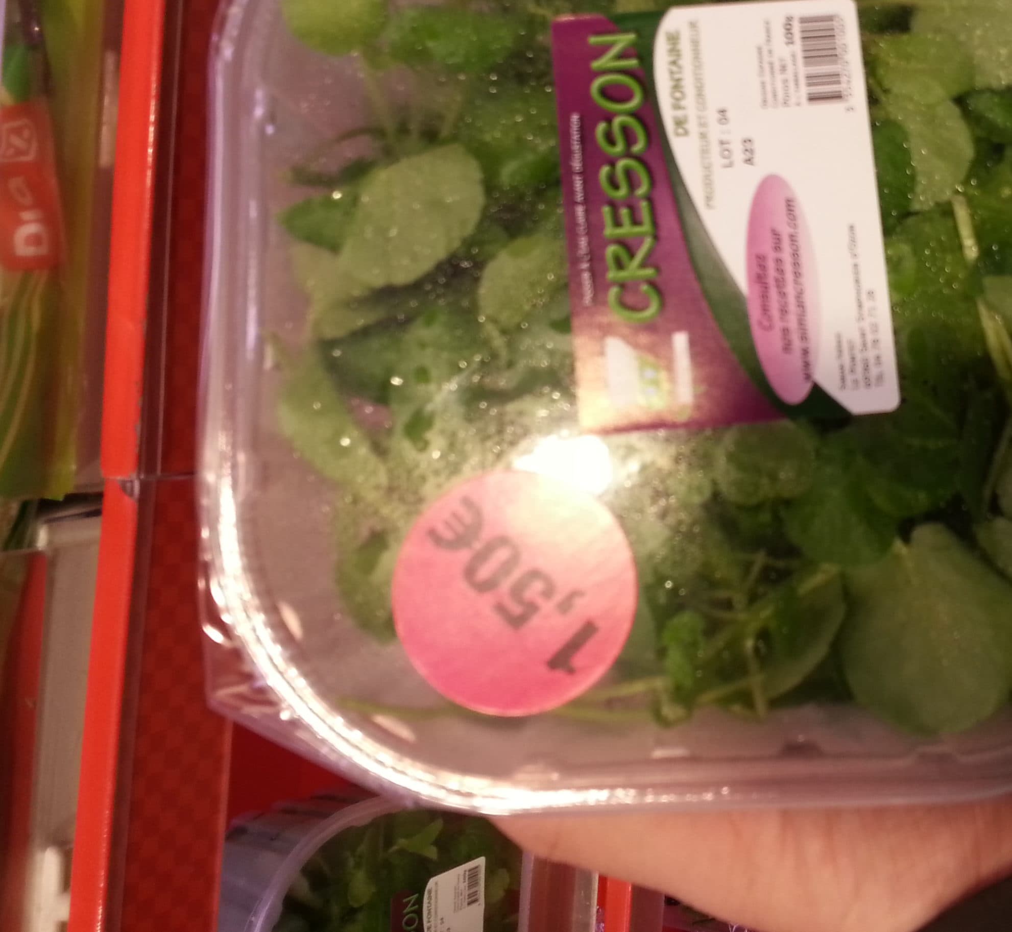 Open Food Facts Cresson de fontaine packshot
