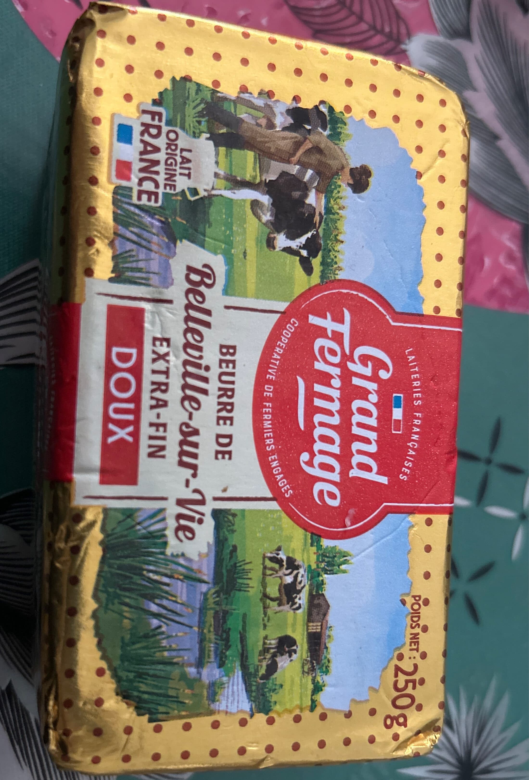 Grand Fermage Beurre plaquette AOP doux packshot