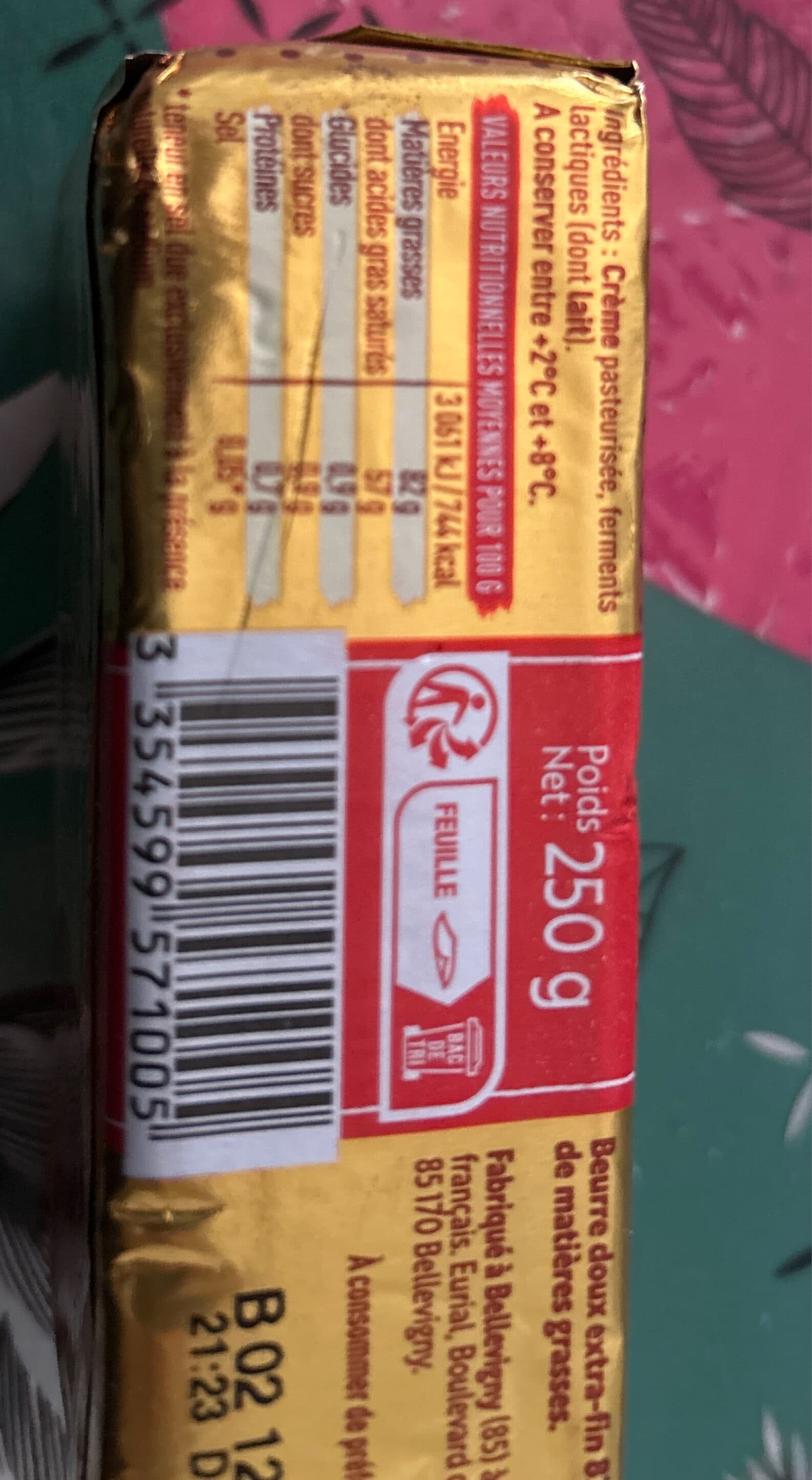 Grand Fermage Beurre plaquette AOP doux packshot