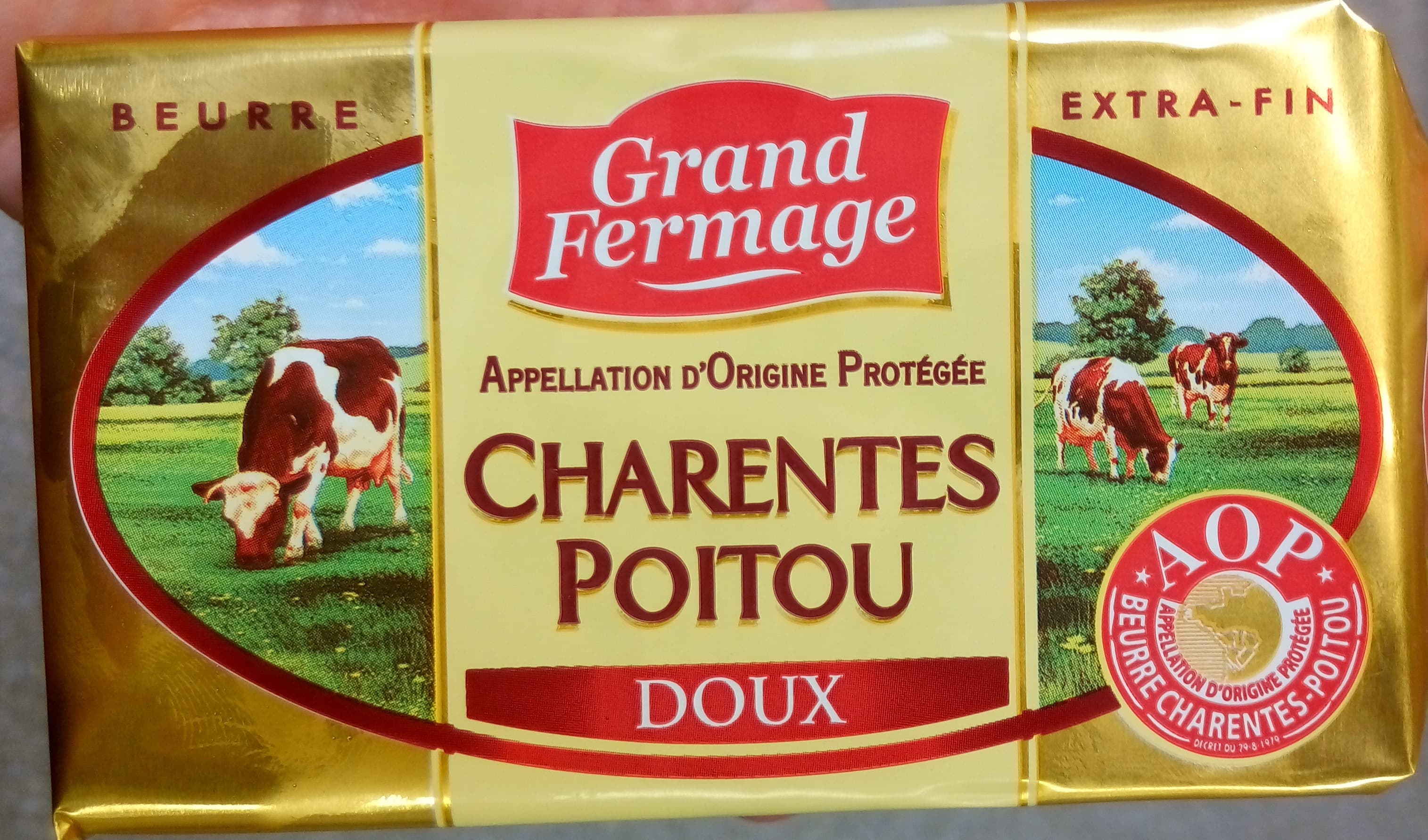 Grand Fermage Charentes Poitou Doux AOP (82 % MG) packshot