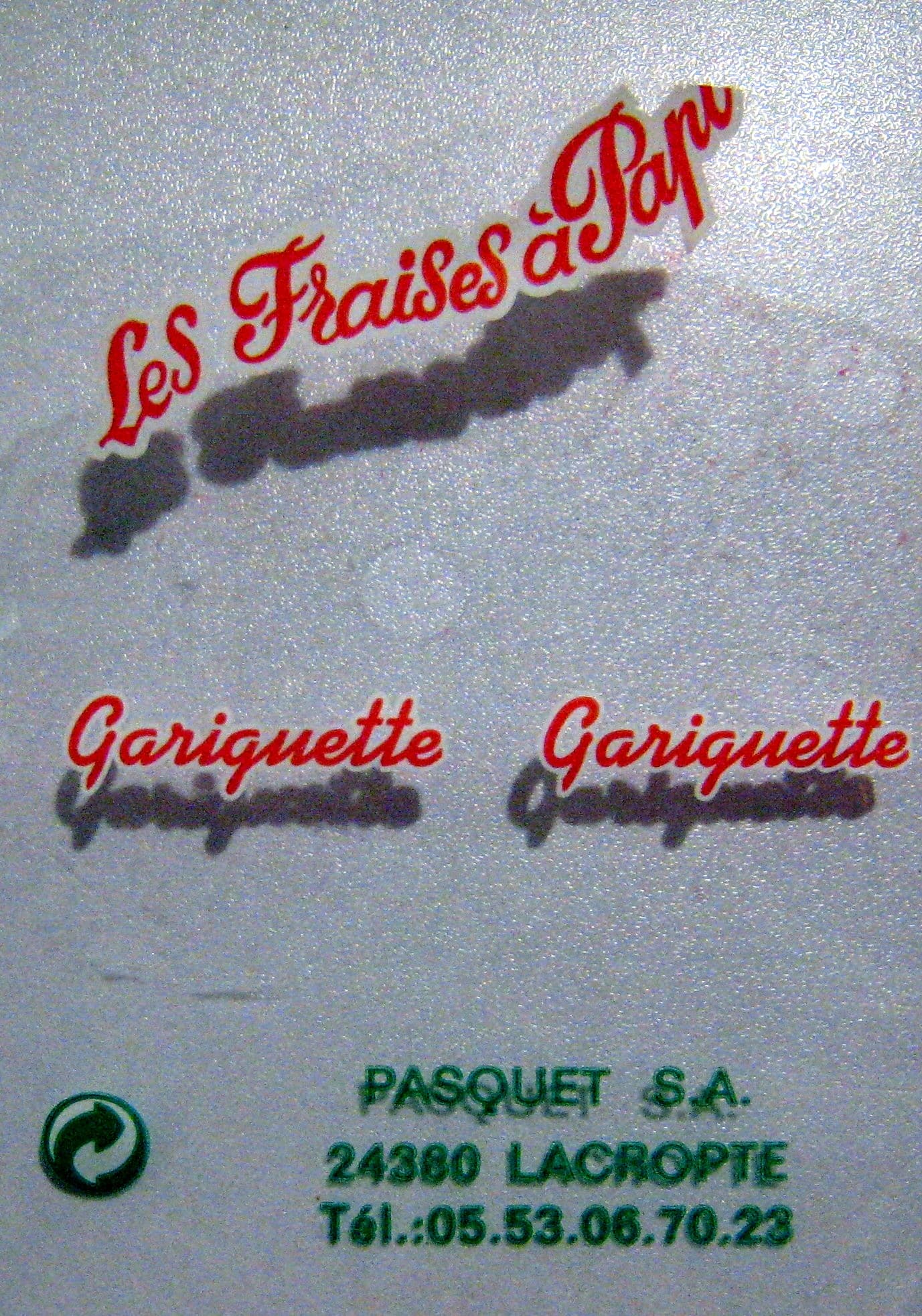 Les Fraises à Papi Fraises Gariguette Les Fraises à Papi packshot