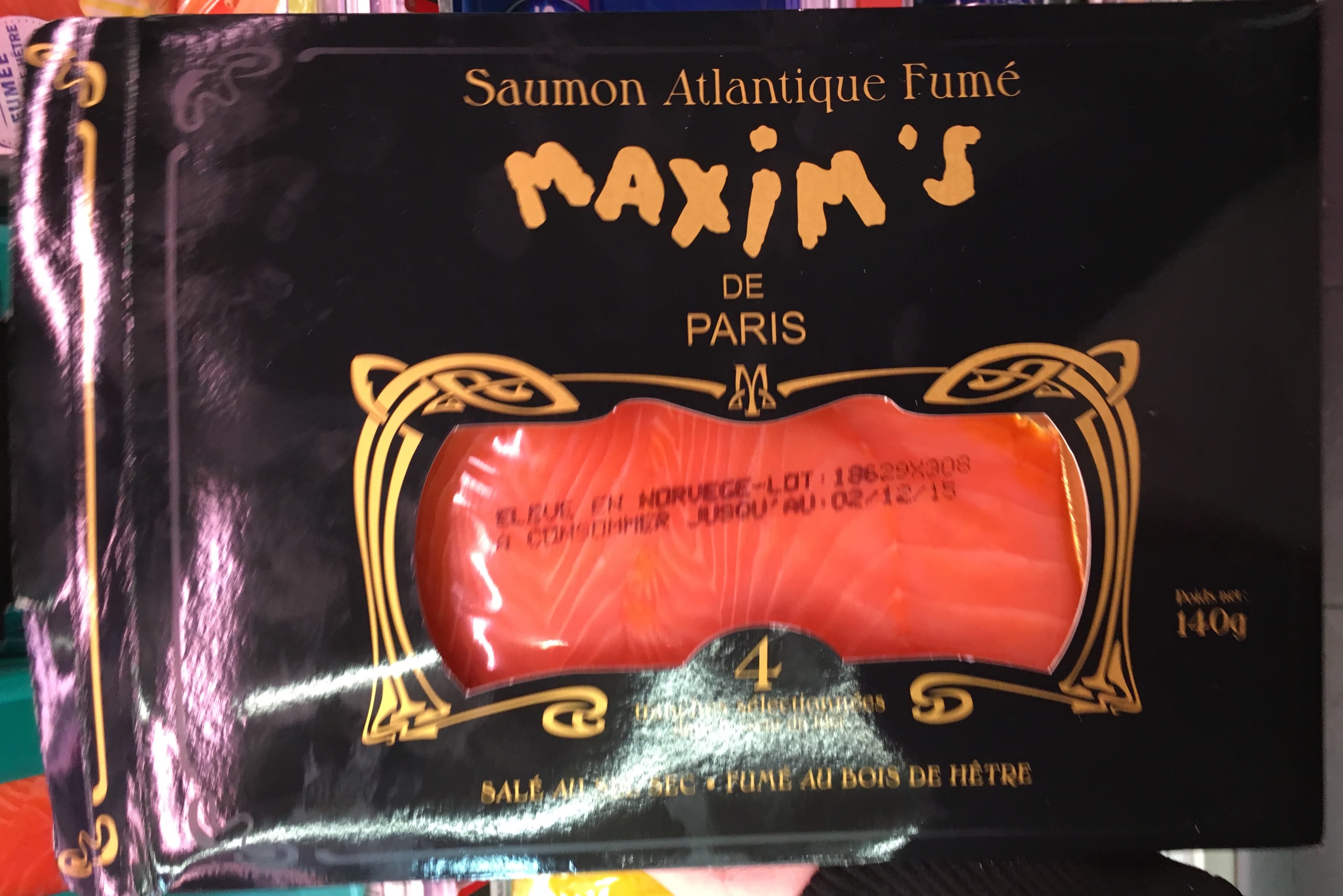 Maxim's Saumon Atlantique Fumé packshot