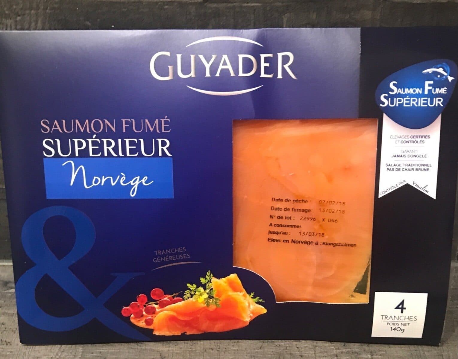 Guyader Saumon Fumé Norvège packshot