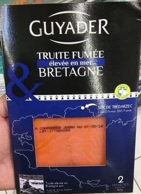 Guyader Truite fumée élevée en mer packshot