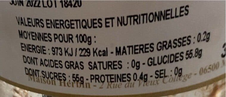 Maison Herbin Confiture fraises des bois packshot