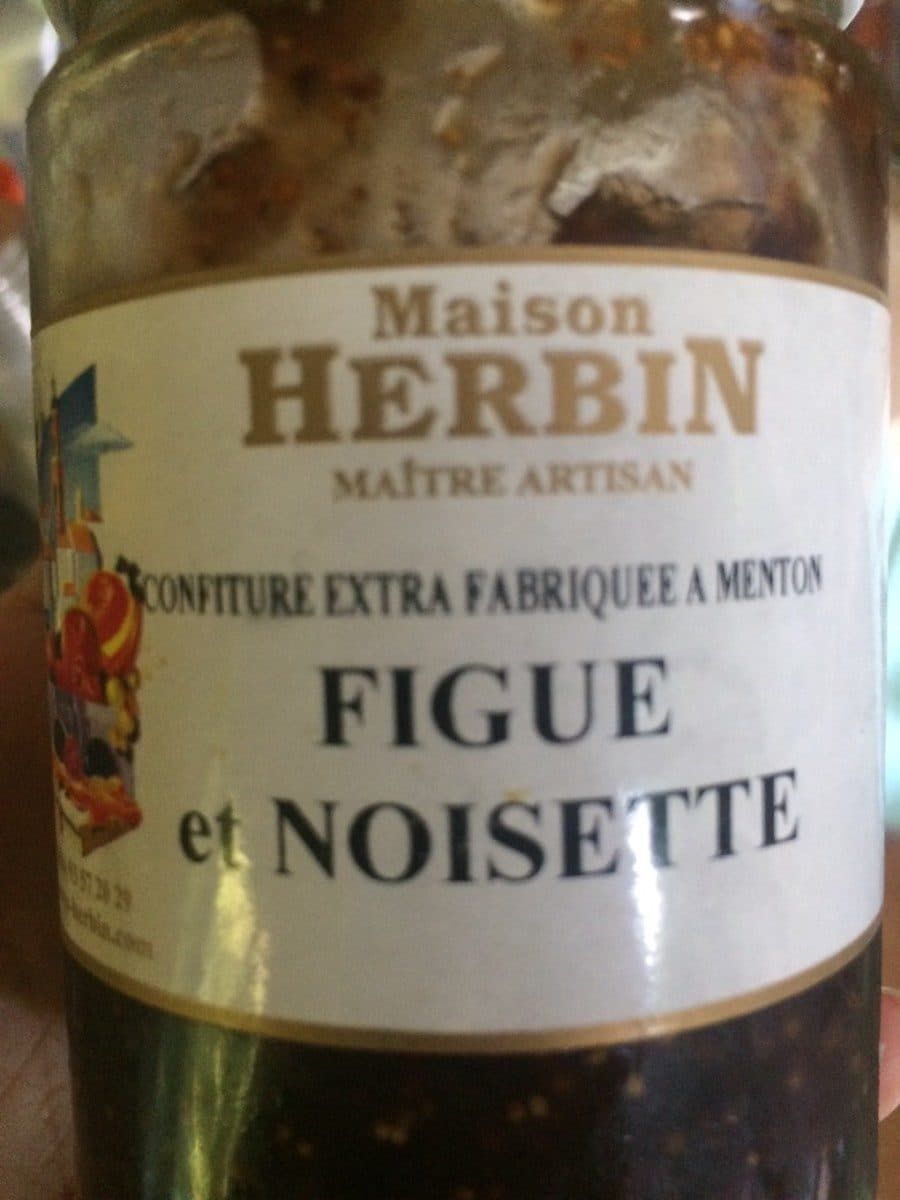 Maison Herbin Confiture figue noisette packshot