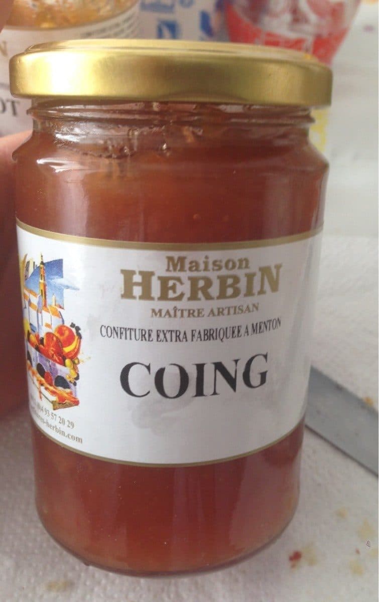 Maison Herbin Confiture coing packshot