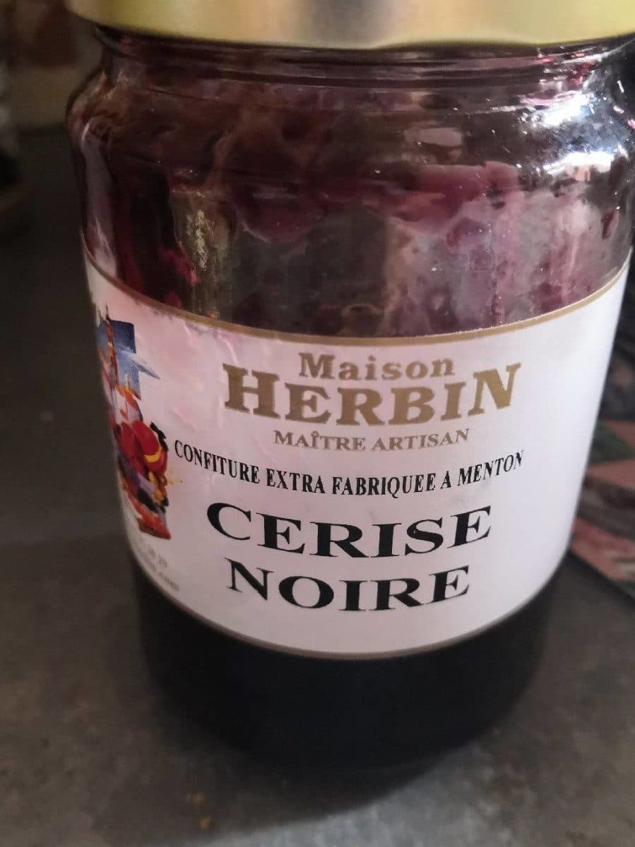 Maison Herbin Confiture de cerise noire packshot