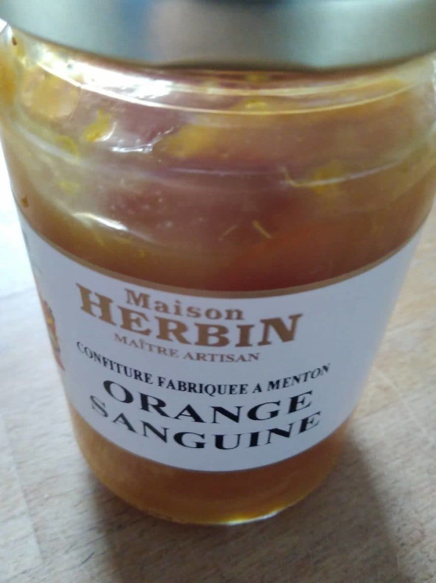 Maison Herbin Confiture Orange sanguine packshot