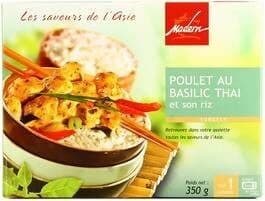 Madern Filet de Poulet au Basilic Thaï & son riz basmati packshot