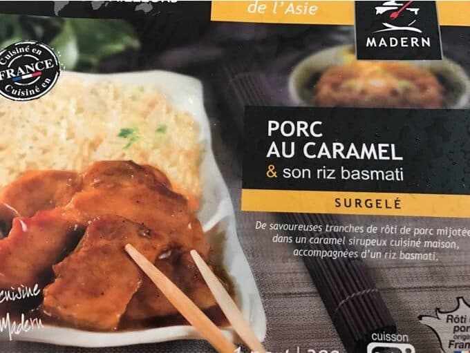 Les Plats d'ailleurs Porc Au Caramel & son riz basmati packshot