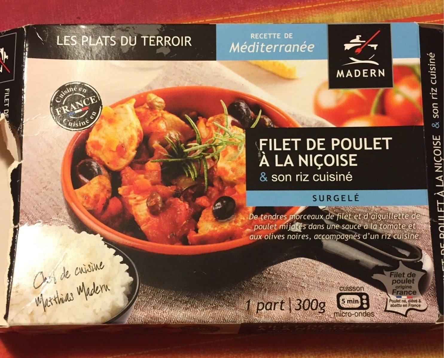 Madern Filet de poulet à la nicoise packshot