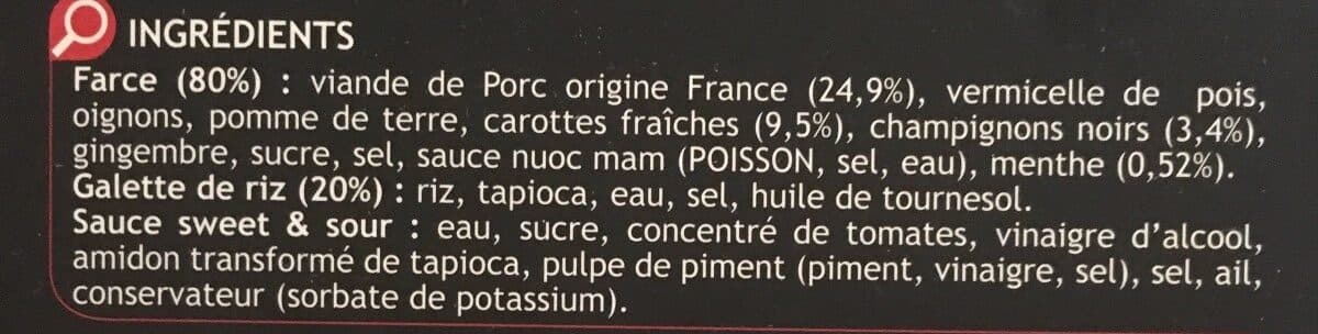 Madern 6 nems au porc packshot