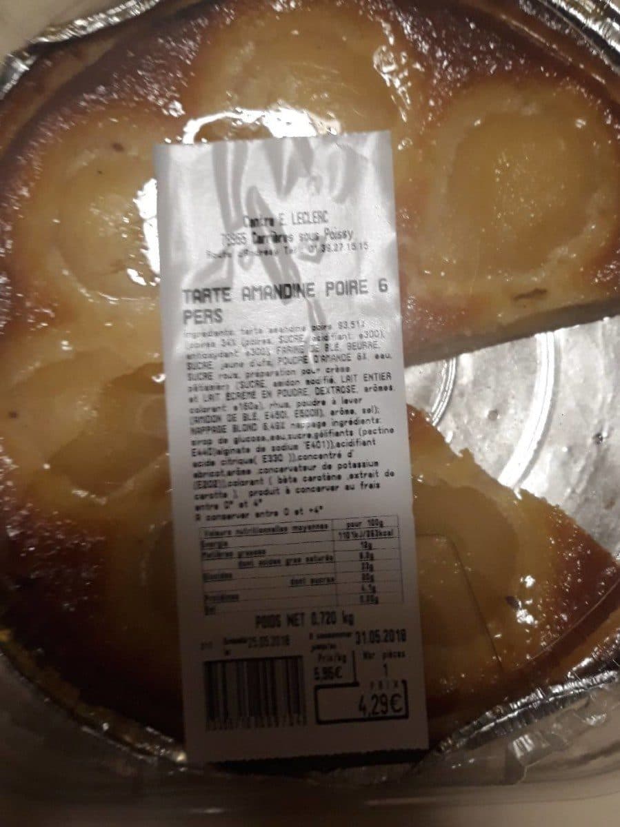 Open Food Facts Tarte amandine packshot