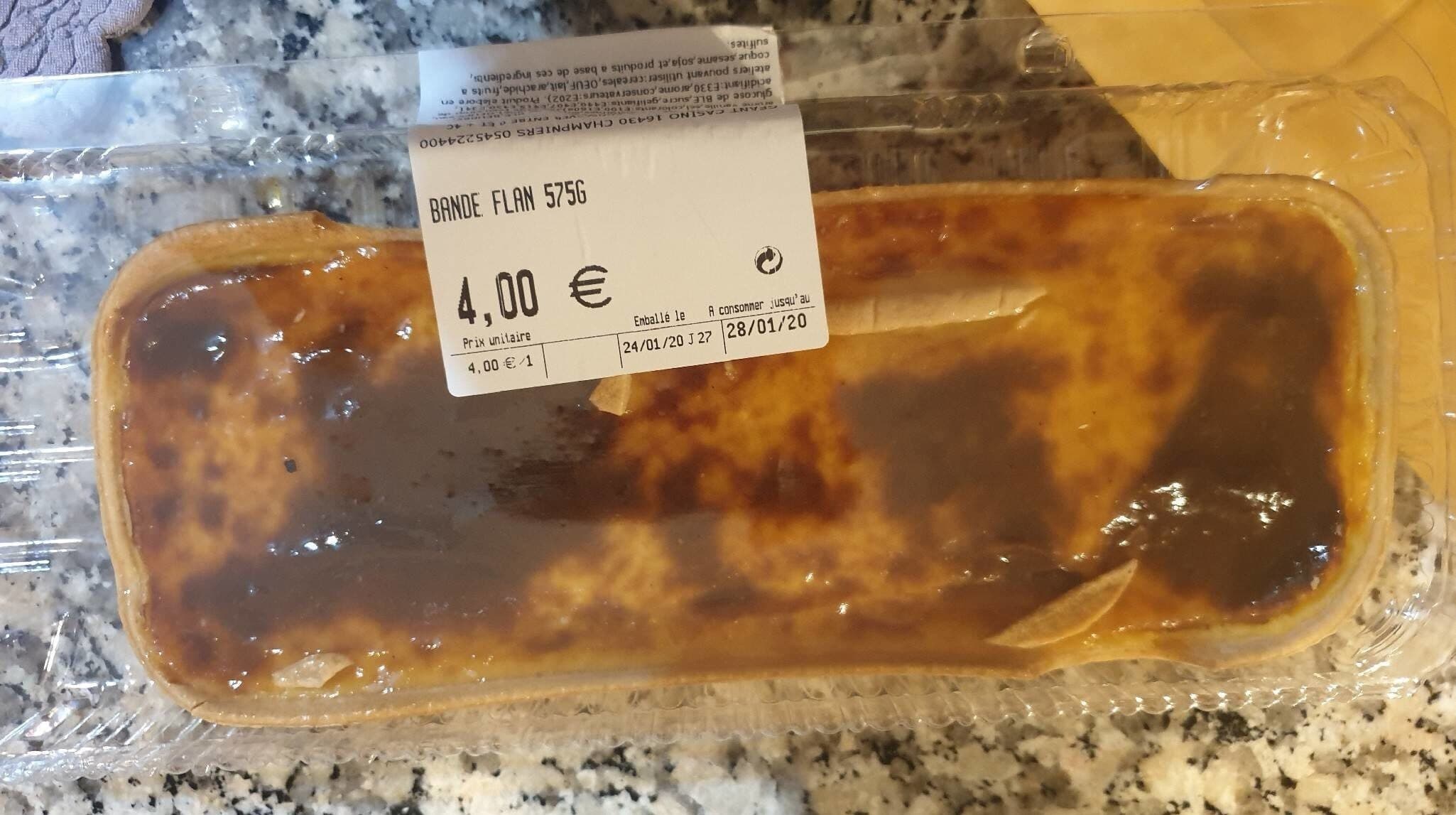 Open Food Facts Bande flan packshot