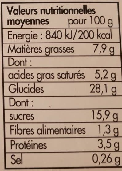 Toupargel Flan Pâtissier Rhum Raisins packshot