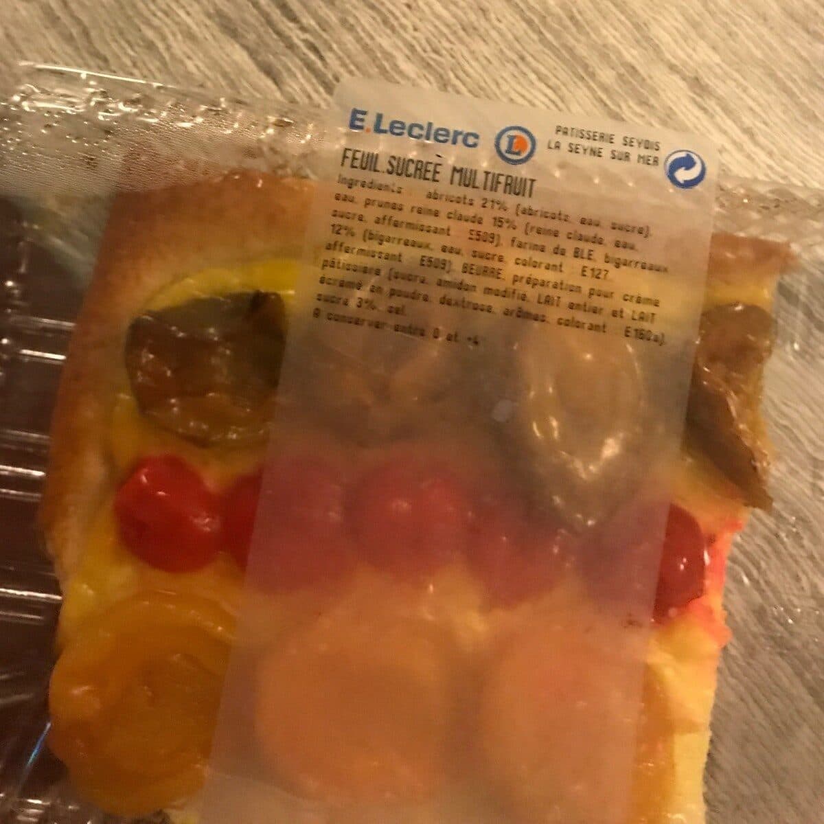 Open Food Facts Feuil sucree multifruit packshot