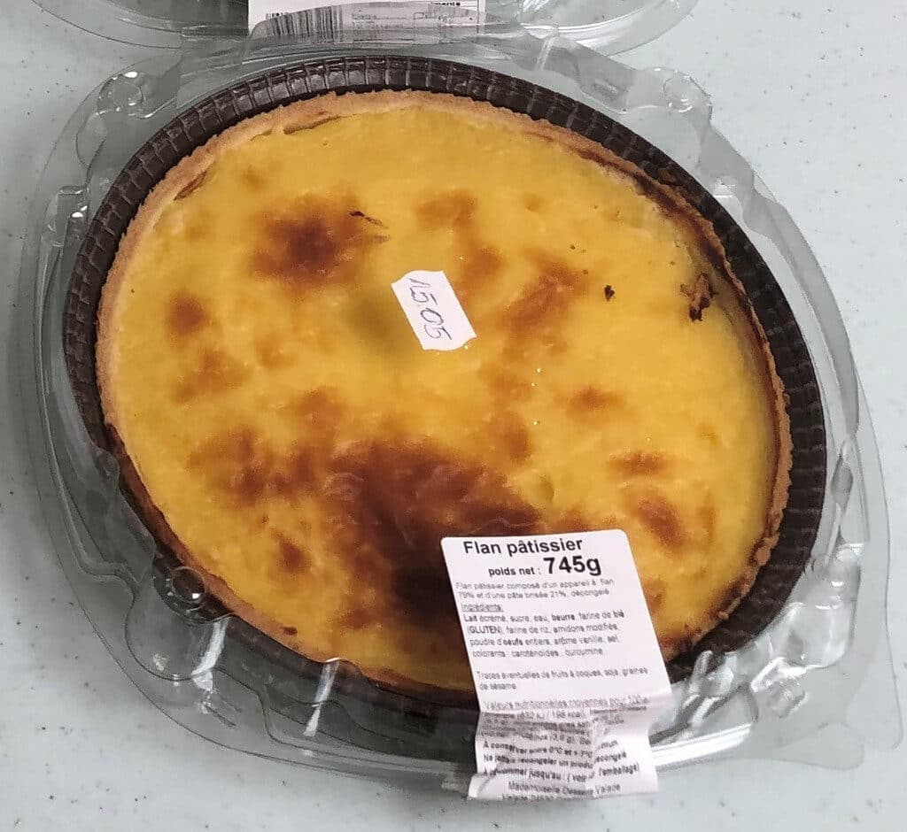 Open Food Facts Flan pâtissier packshot