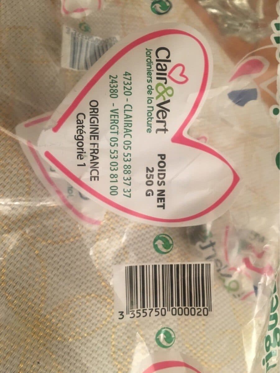 Clair & Vert Fraises Gariguette packshot