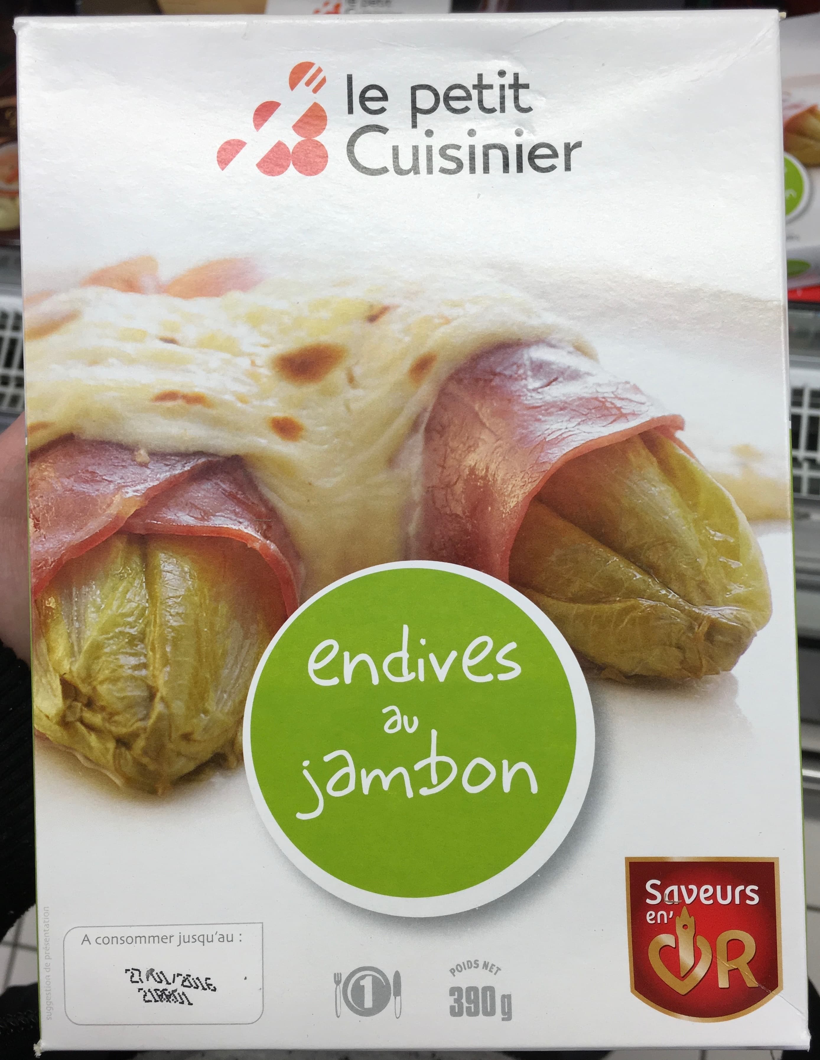 Le petit Cuisinier Endives au jambon packshot