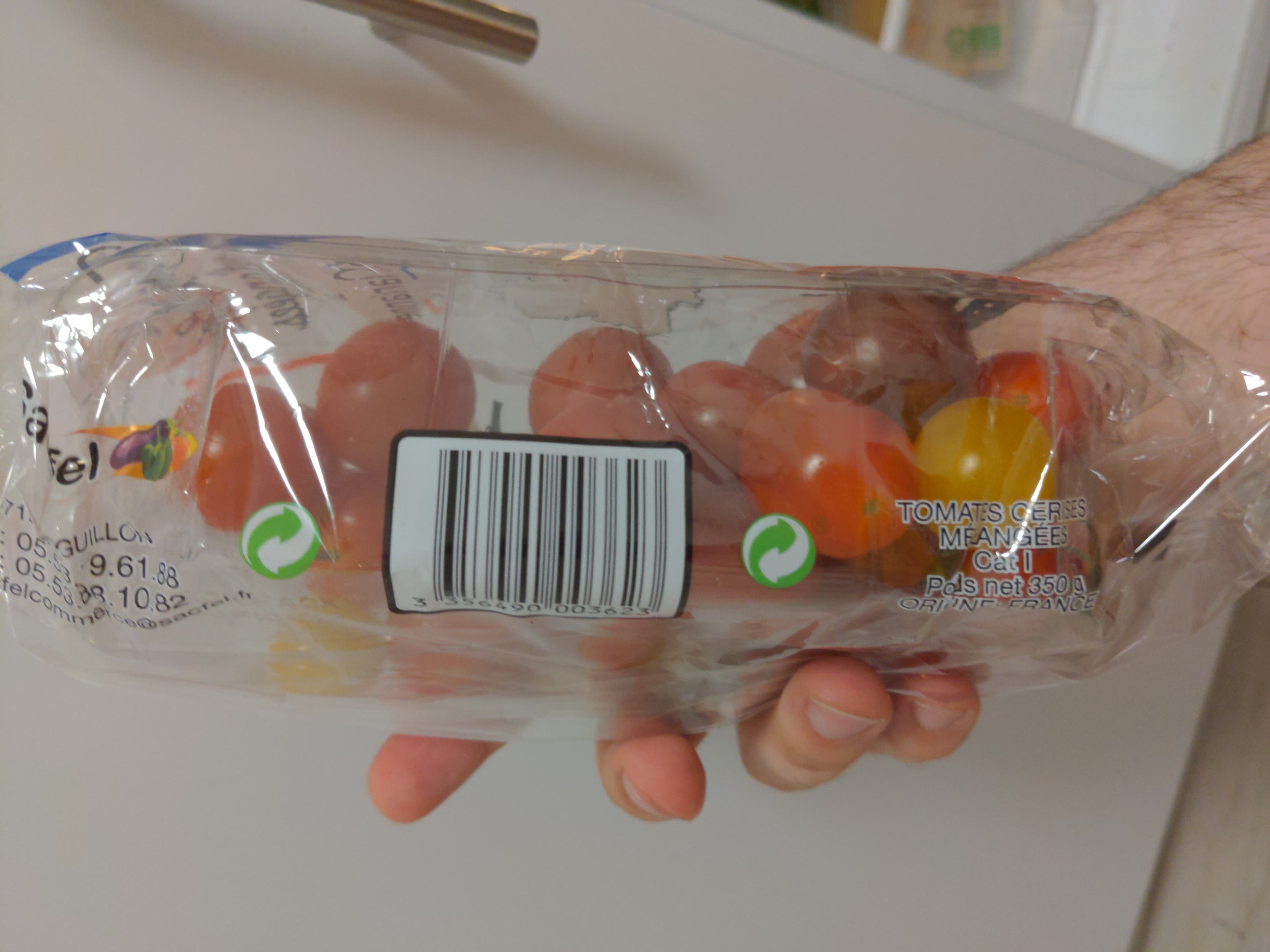 Open Food Facts Melange de tomates cerises packshot