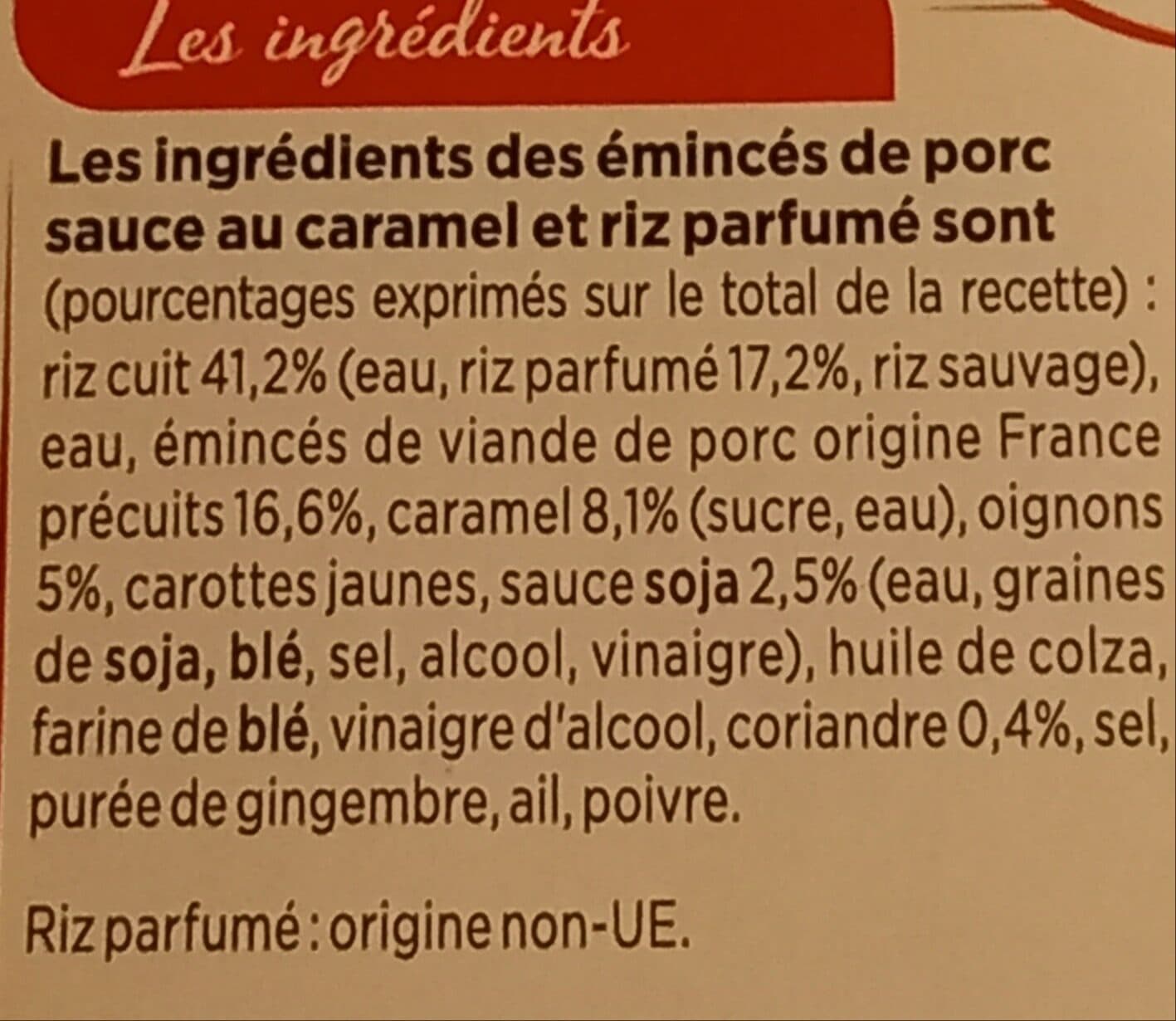 Marie porc au caramel packshot