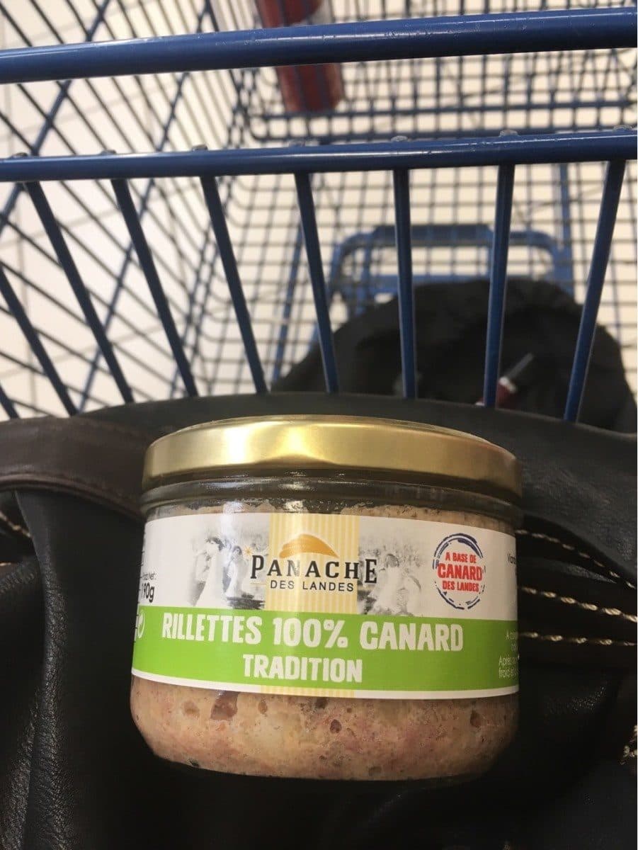 Panache des landes Rillettes pur canard, 190g packshot