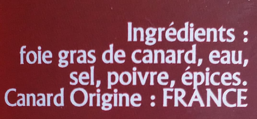 Panache des Landes Bloc de foie gras des landes packshot