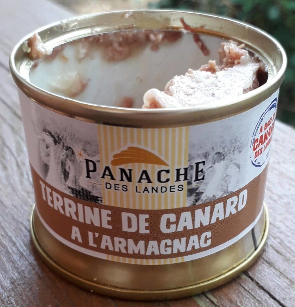 Panache des landes terrine de canard à l'armagnac packshot