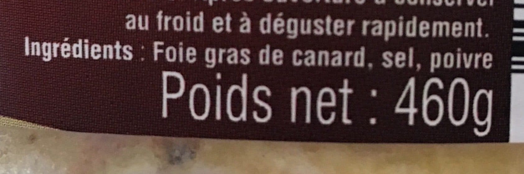 Panache des Landes Foie gras de canard entier des Landes packshot