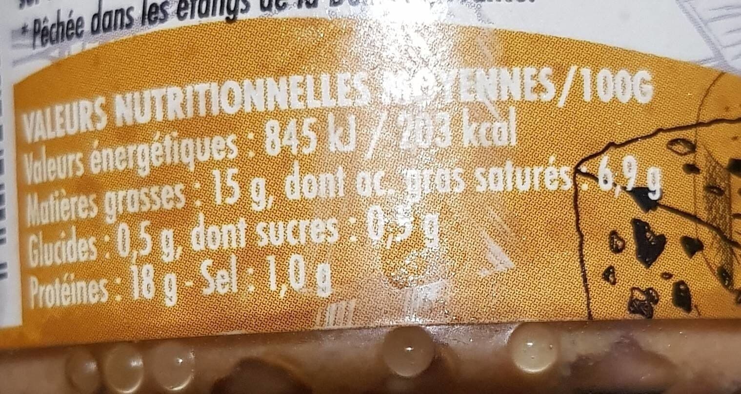 POISSONS DE DOMBES Rillettes carpe au bleu de bresse packshot