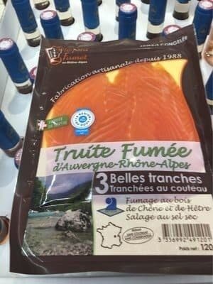 Le Petit Fumet Truite fumée d'Auvergne Le Petit Fumé packshot