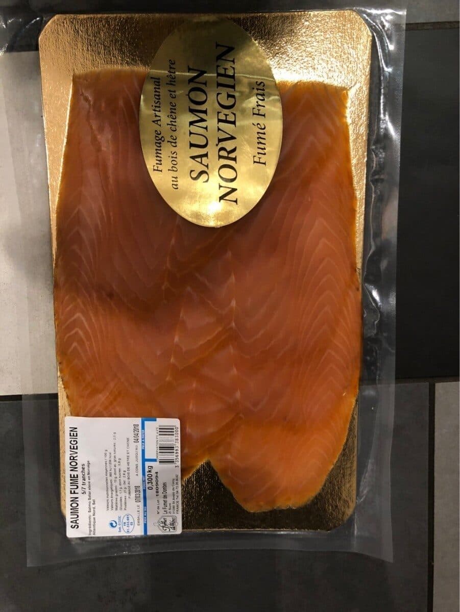 Le Fumet des Dombes Saumon fume norvegien packshot
