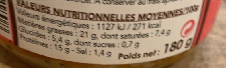 Le Fumet Des Dombes Rillettes de saumon packshot