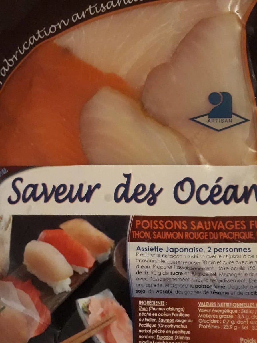 SAVEUR DES OCÉANS Poissons sauvages fumés packshot