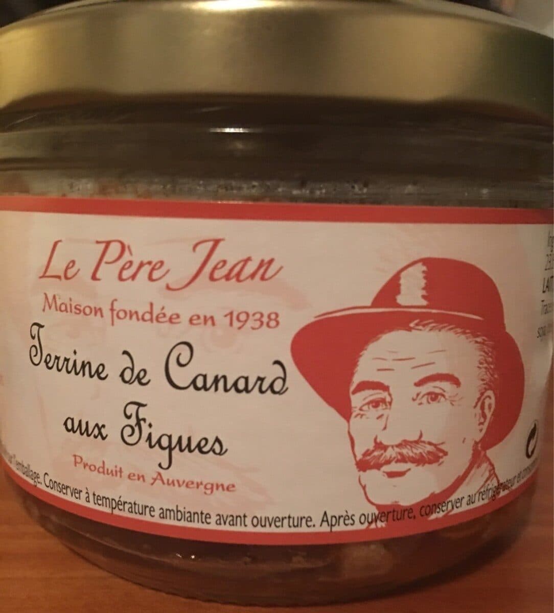 Le Pere Jean Terrine de canard aux figues packshot