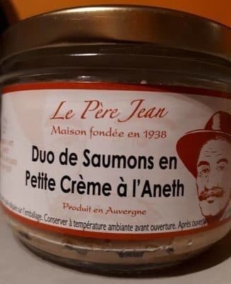 Le Pere Jean Duo de saumons en petite crème à l'aneth packshot