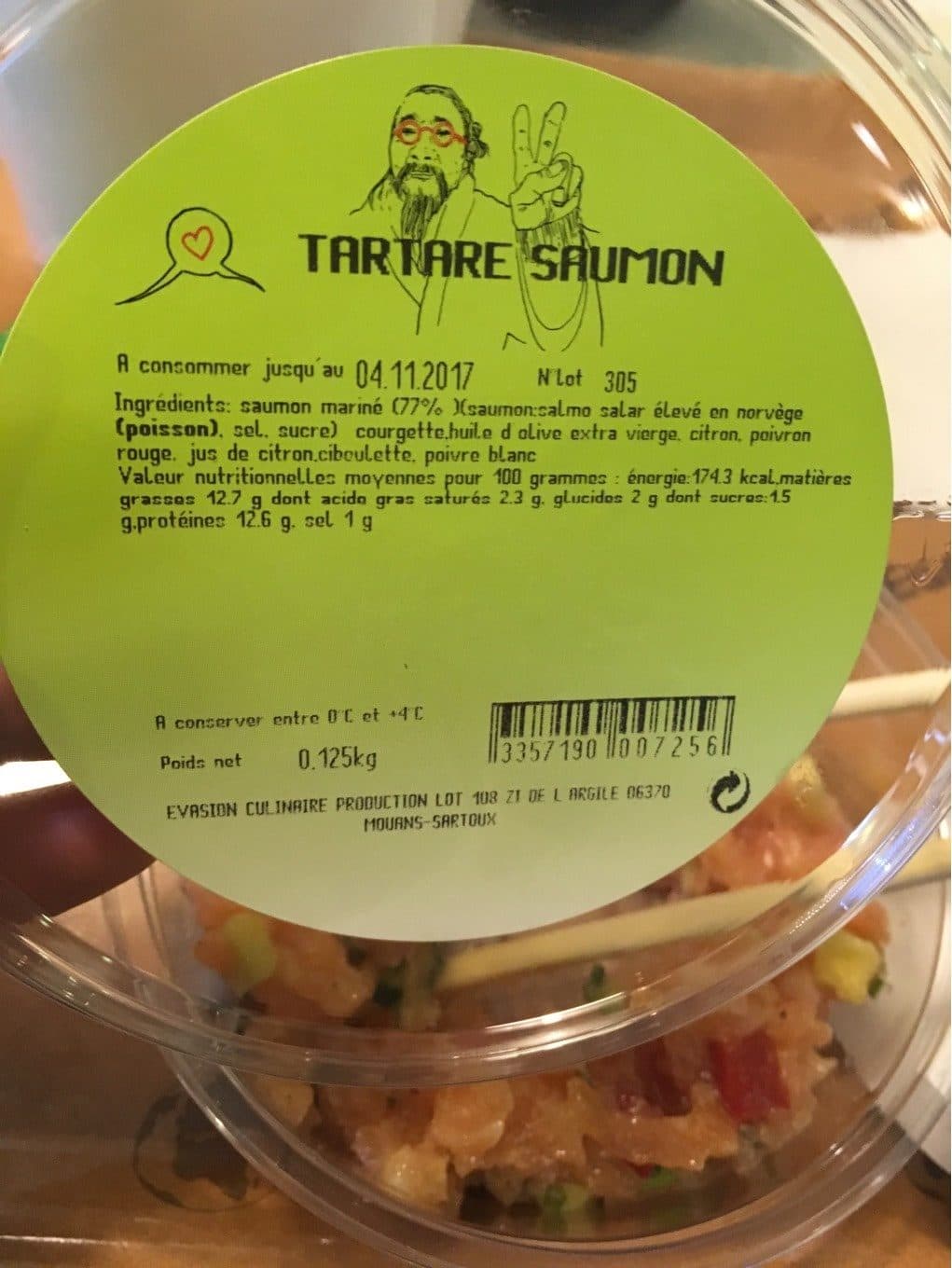 O'sushi Tartare saumon packshot