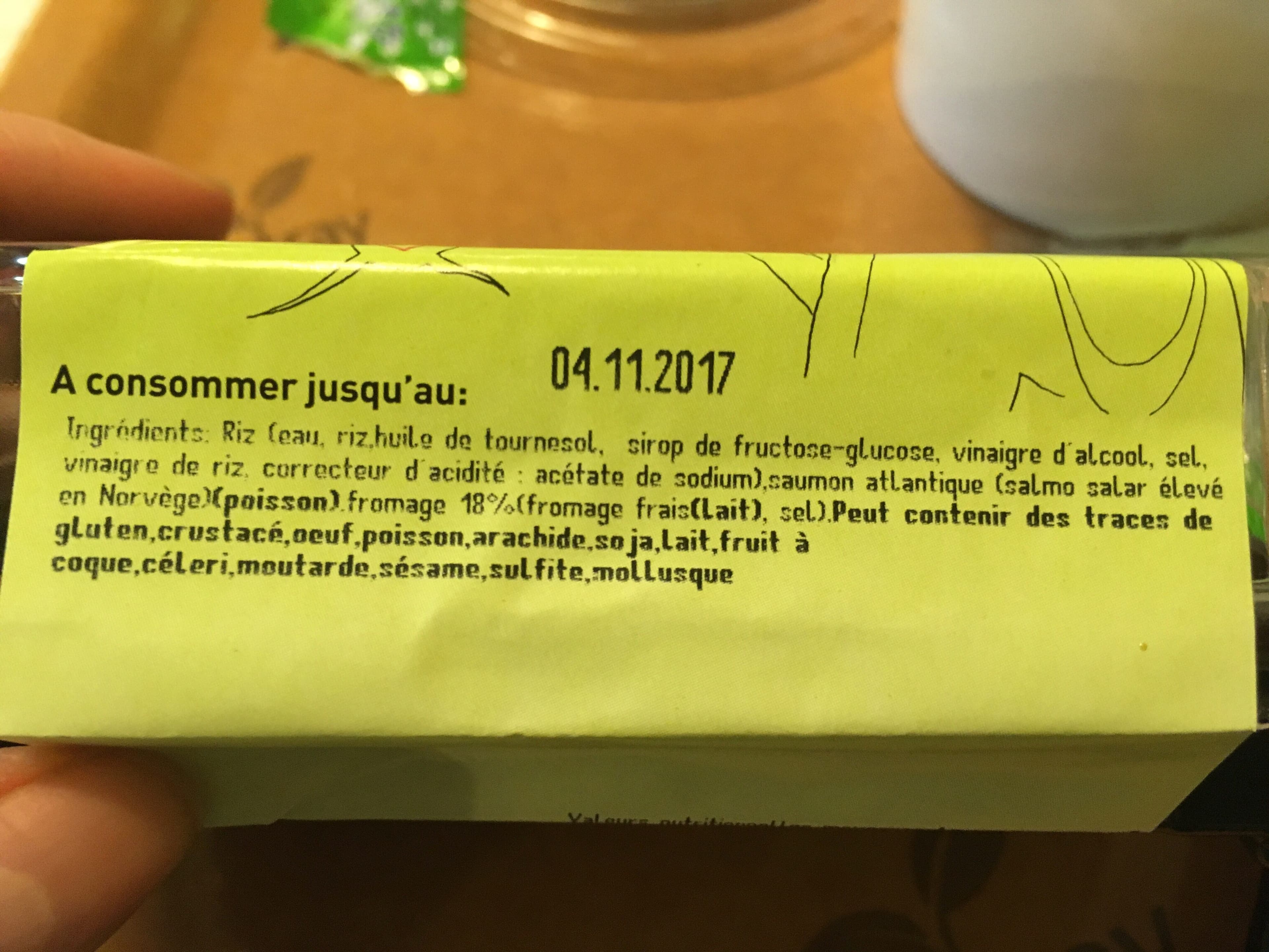 O'sushi Funky cheese packshot