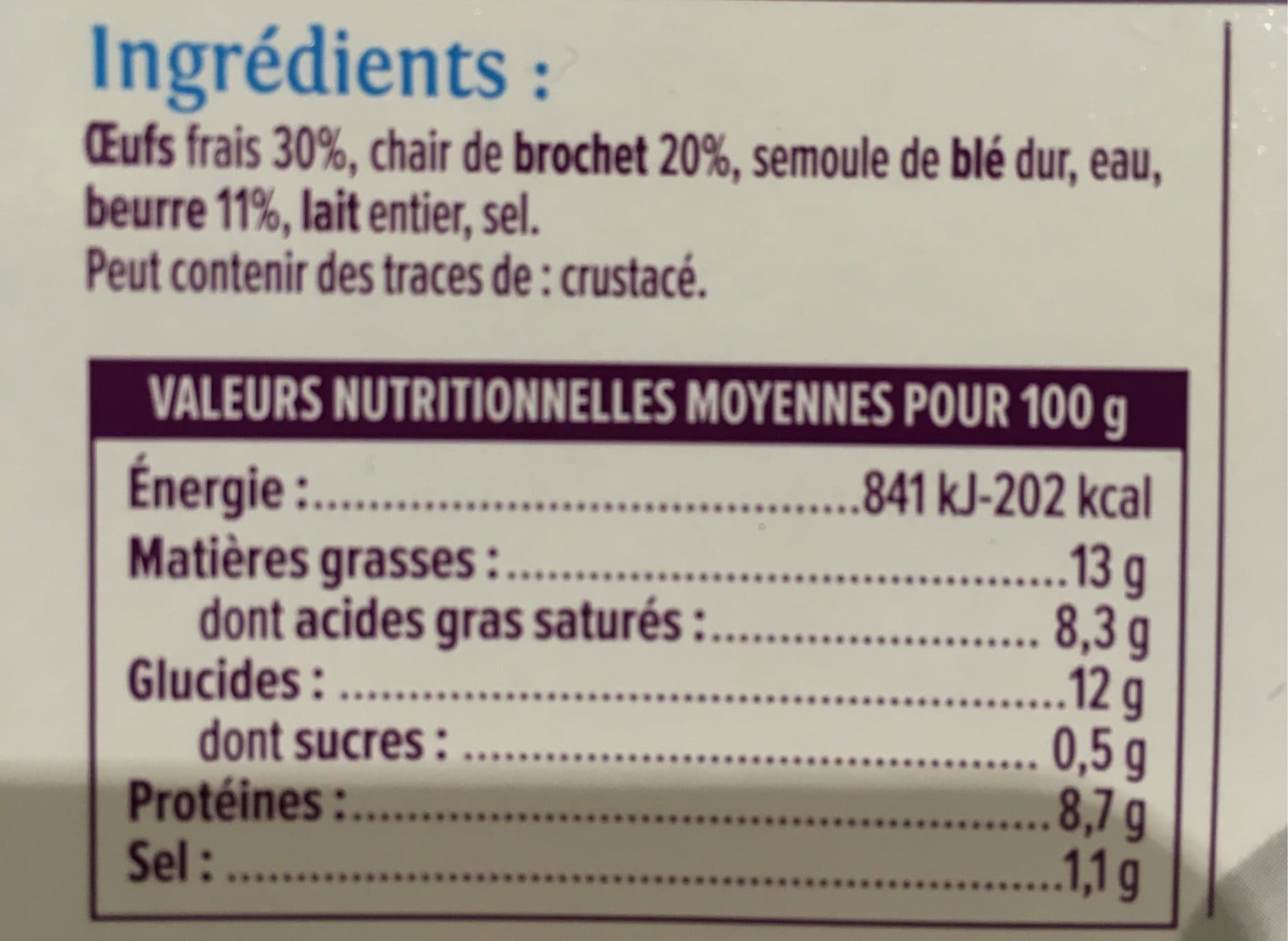 Royans Quenelles de brochet packshot