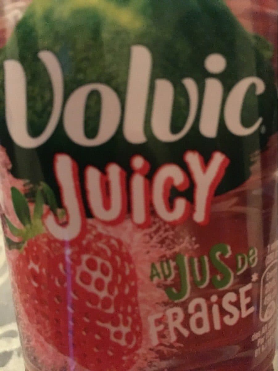 Open Food Facts Volvic Juicy - Fraise packshot