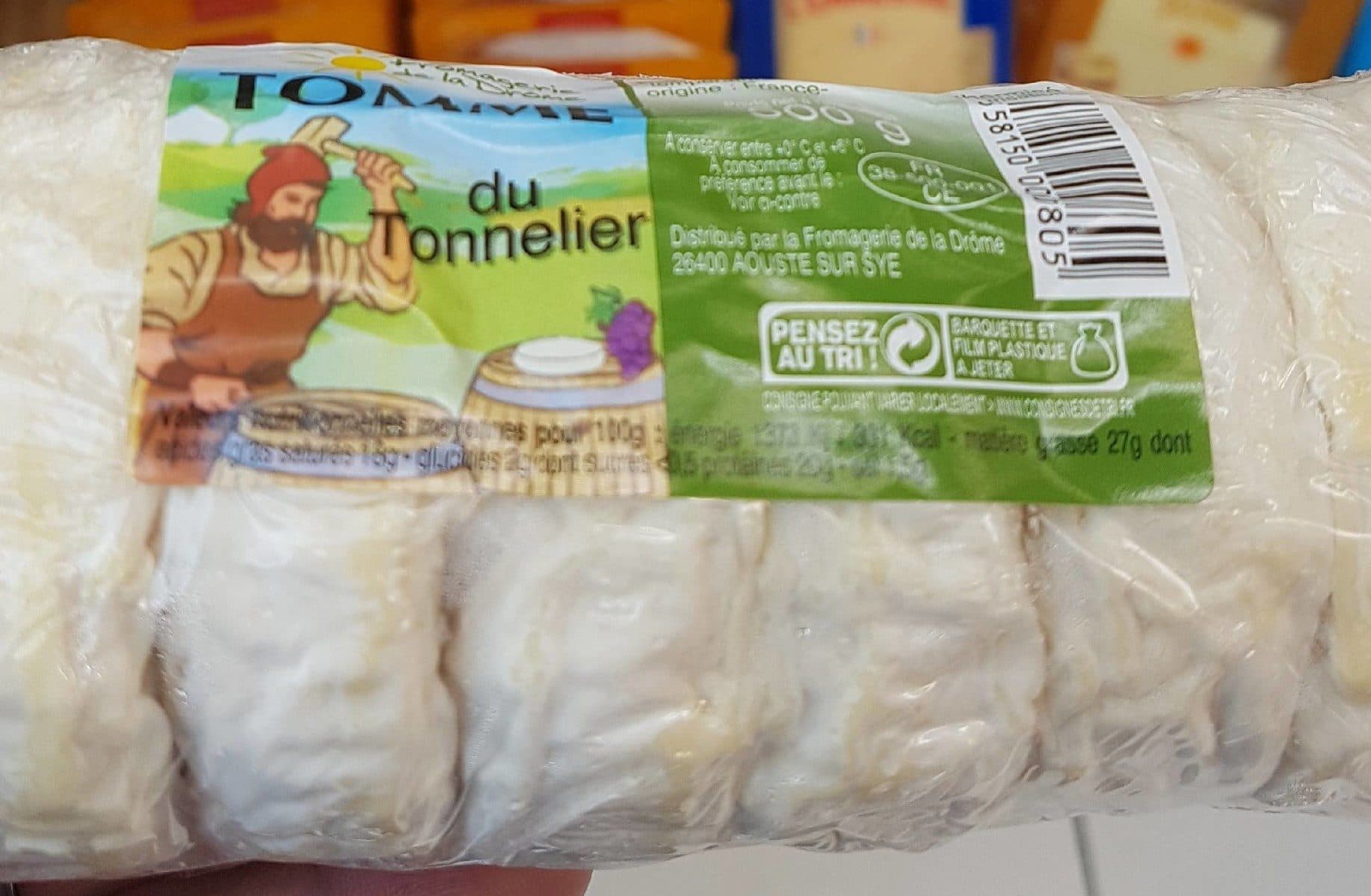 Open Food Facts Tommes Du Tonnelier packshot
