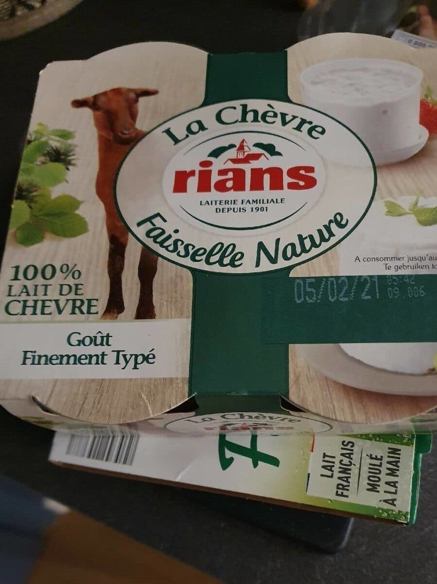 Rians Faisselle chèvre nature packshot