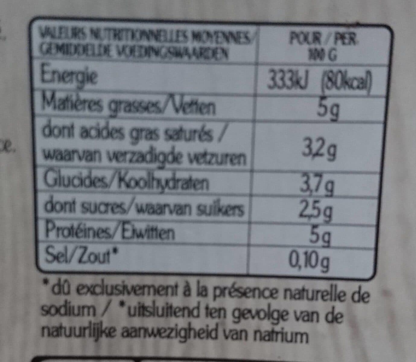 Rians Faisselle chèvre nature packshot