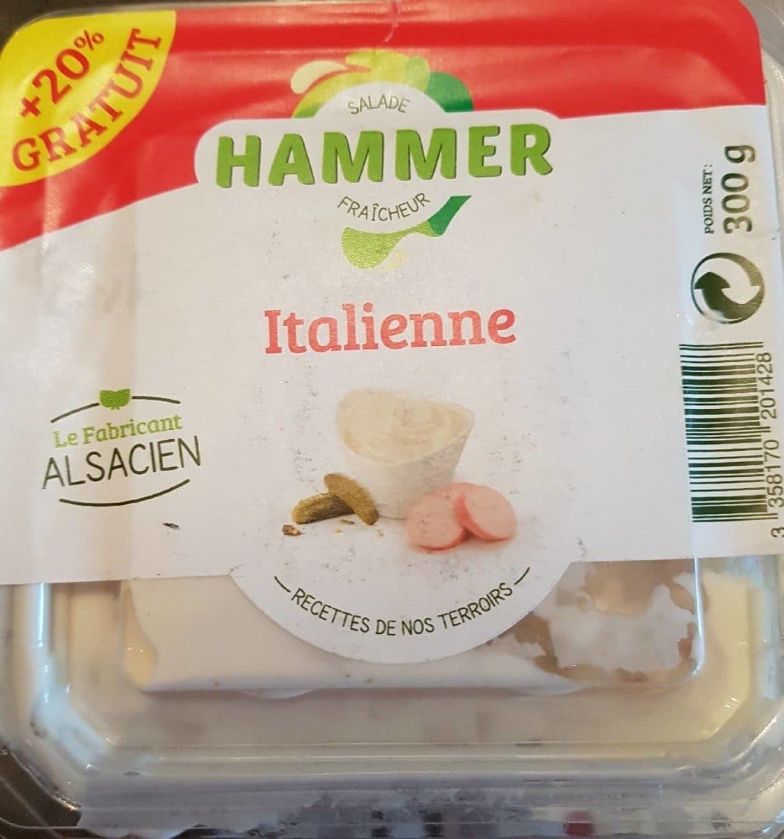Open Food Facts Italienne hammer packshot