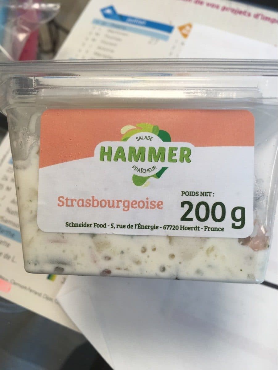 Open Food Facts Salade Strasbourgeoise packshot